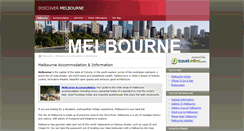 Desktop Screenshot of discovermelbourne.com